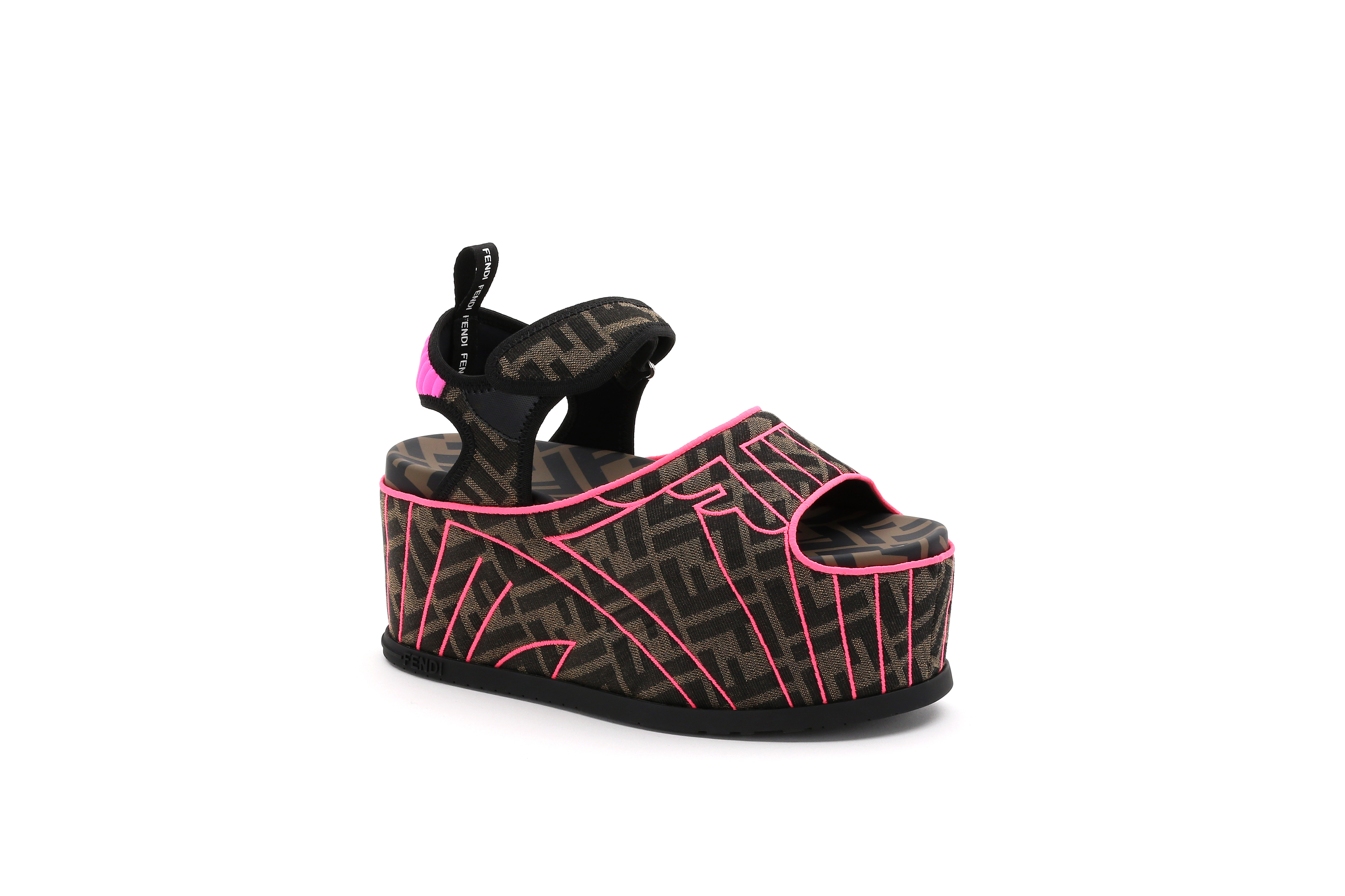 Fendi Roma Amor wedge sandal