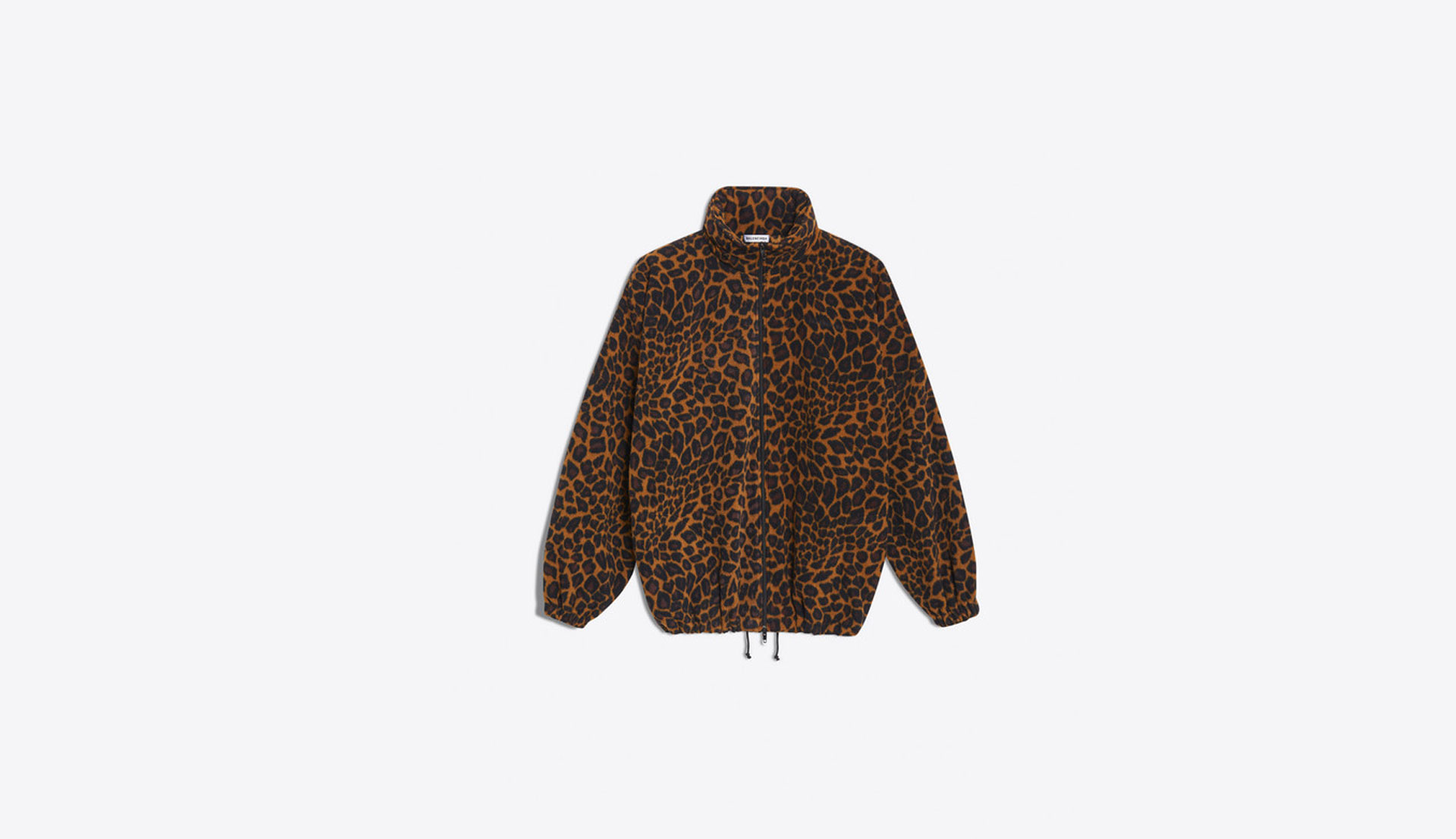 Balenciaga leopard deals fleece