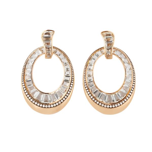 Danielle Kronfle gold hoop earrings