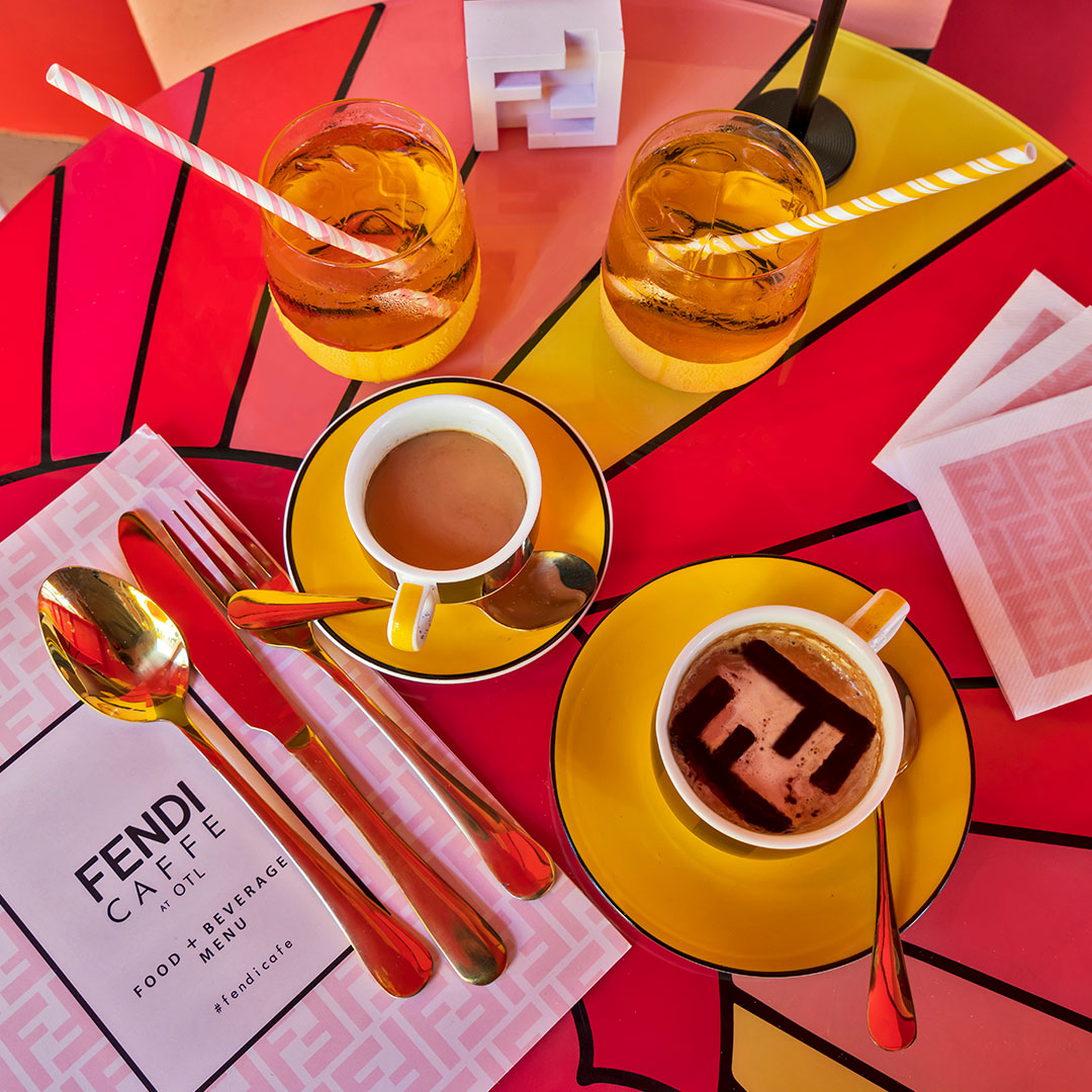 Fendi Cafe Food and Coffee Shots