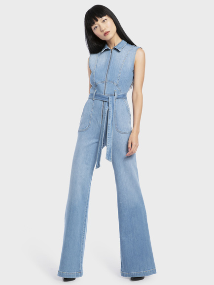 Alice + Olivia denim jumpsuit