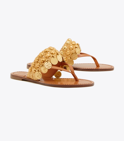 Tory Burch Patos coin sandal