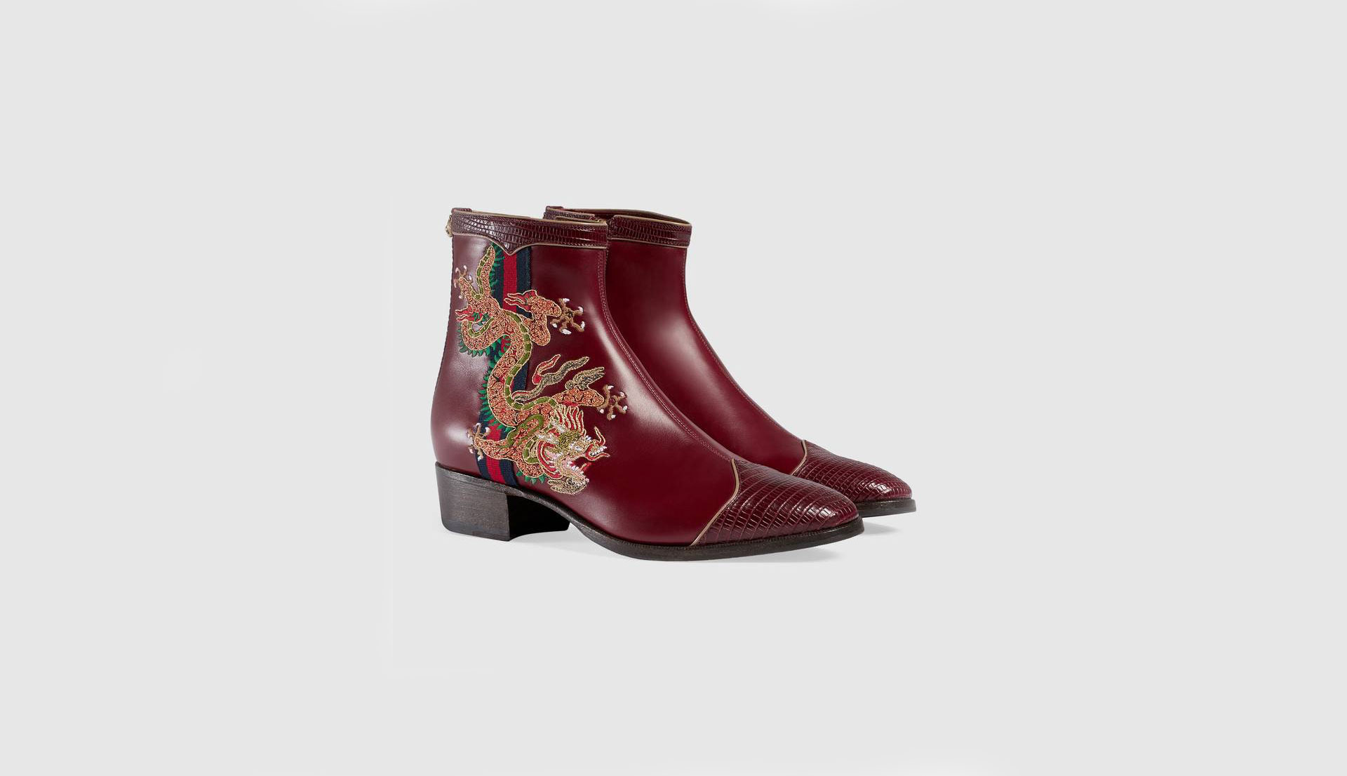 Louis Vuitton Fireball Leather Monogram Ankle Boots