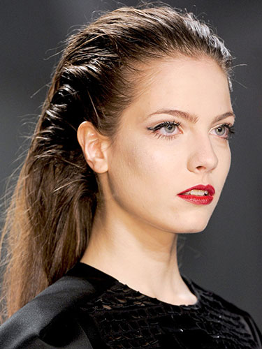 trends, hairstyle, sleek