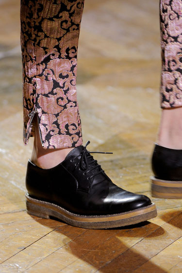 boyfriend shoe, dries van noten, doc martenesque, shoes