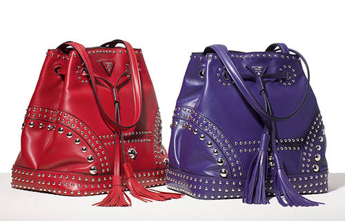 prada, bucket bag, spring