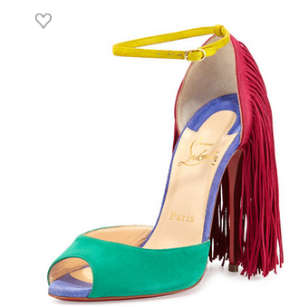 Otrot Suede Sandal with Fringe