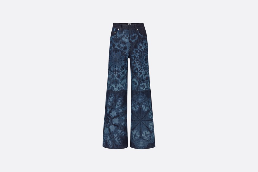 dior tie dye jeans