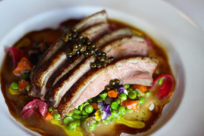 Cypress Room: Duck Over Veggies