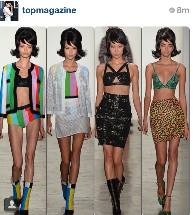 top magazine, fashion week, bra tops