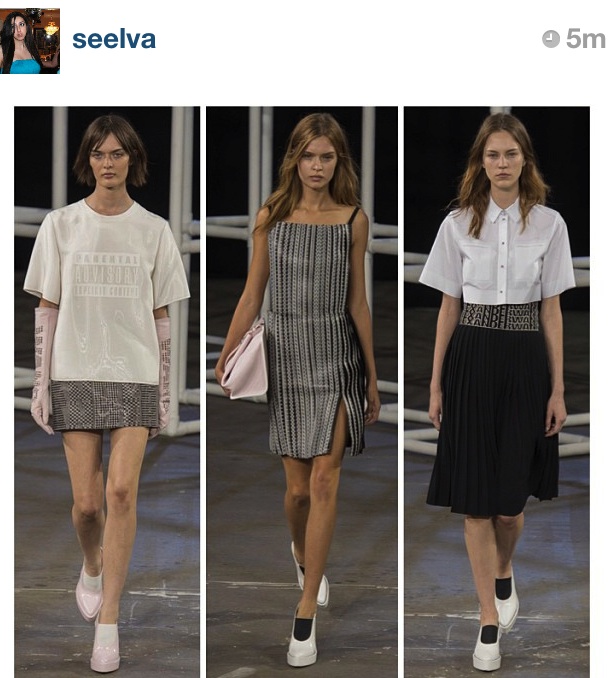 fashion weeks, dress, grey hues