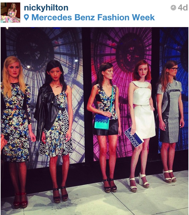 fashion week, print, dress