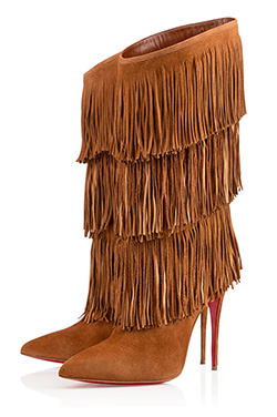 Christian Louboutin Tinafrange suede boots