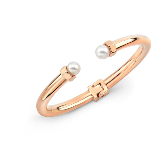 Vita Fede Mini Luciano Pearl Bracelet Rose Gold