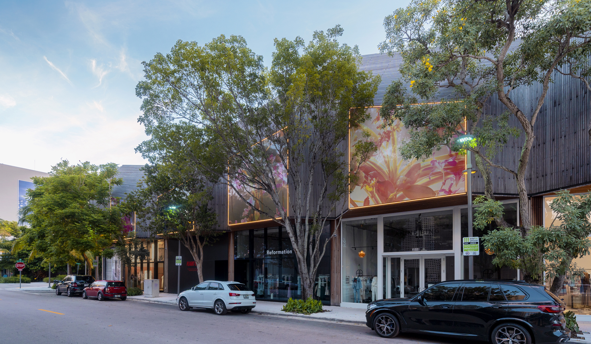 Christina Lei Rodriguez window work in the Miami Design District