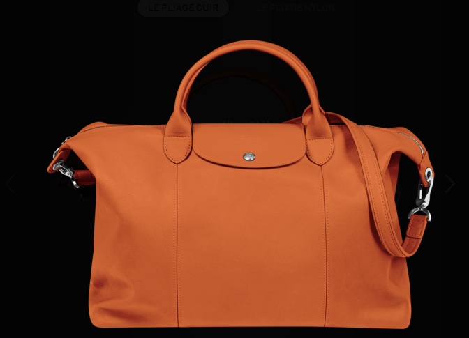 Longchamp le Pliage Cuir Suitcase