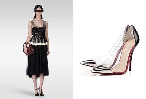 miami fashion week, fashion, dress, shoes, mason martin margiela, christian louboutin