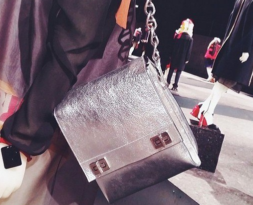 Prada Vitello Soft Chain Should Bag