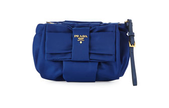 Prada's Blue Wristlet