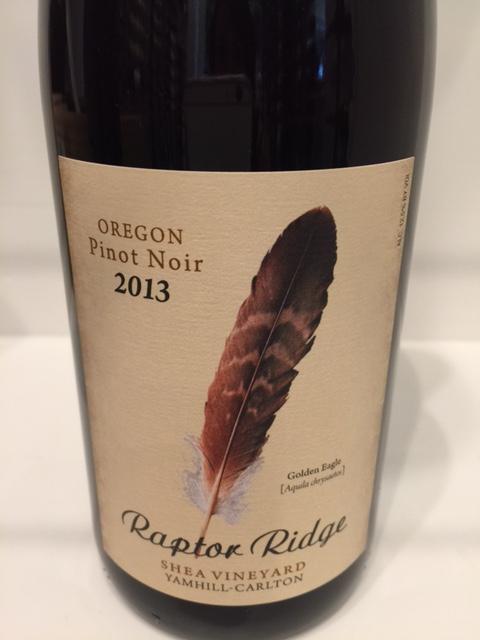 Raptor Ridge Pinot Noir 2013 Wine