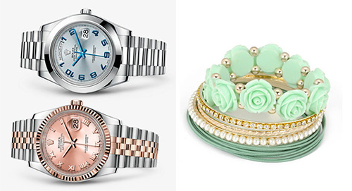 rolex, watch, pretty odd boutique, bangle