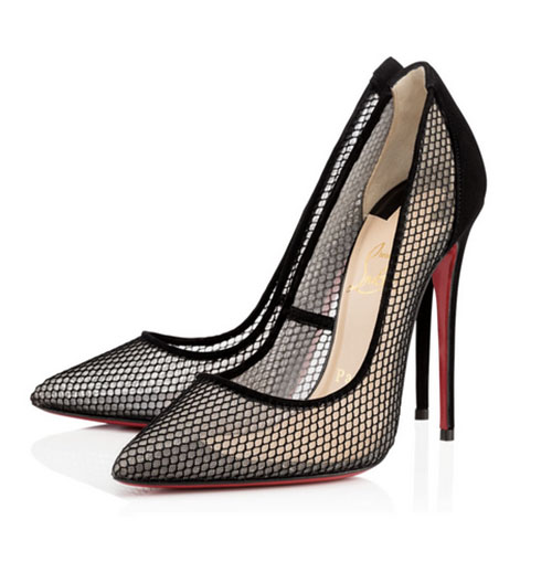 Christian Louboutin sheer shoes