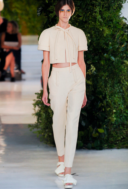 Delpozo cropped top