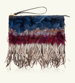 Marni Feather Clutch