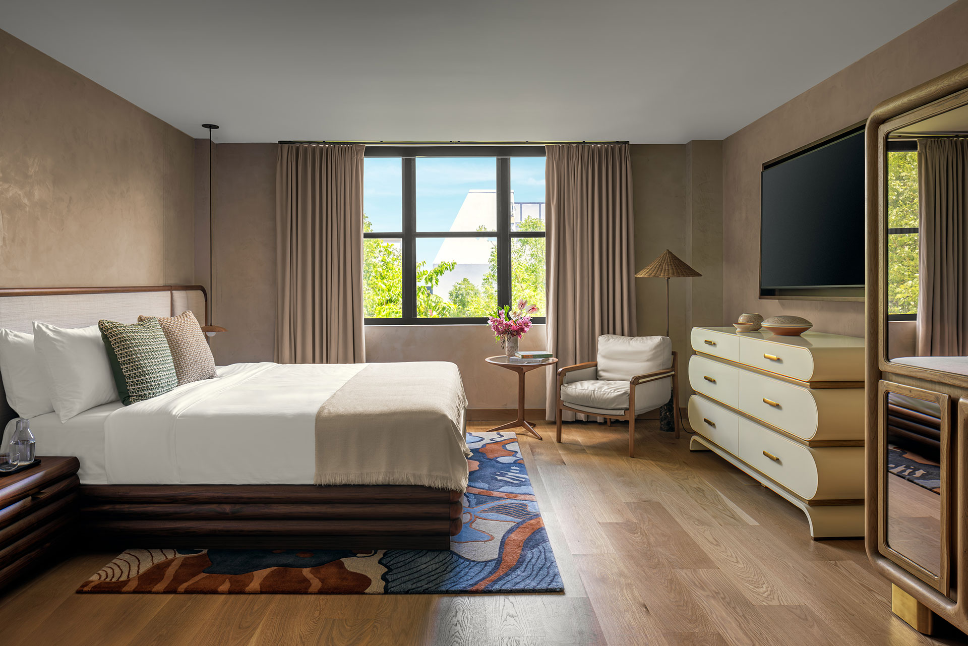 The Moore Hotel Room