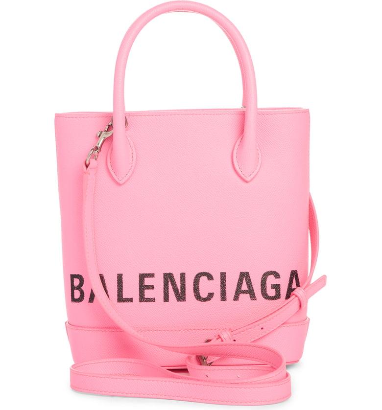 Balenciaga Extra small Ville logo leather tote