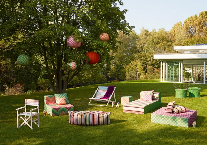 The Great Outdoors: Add a little MissoniHome to Mother Nature's big backyard.