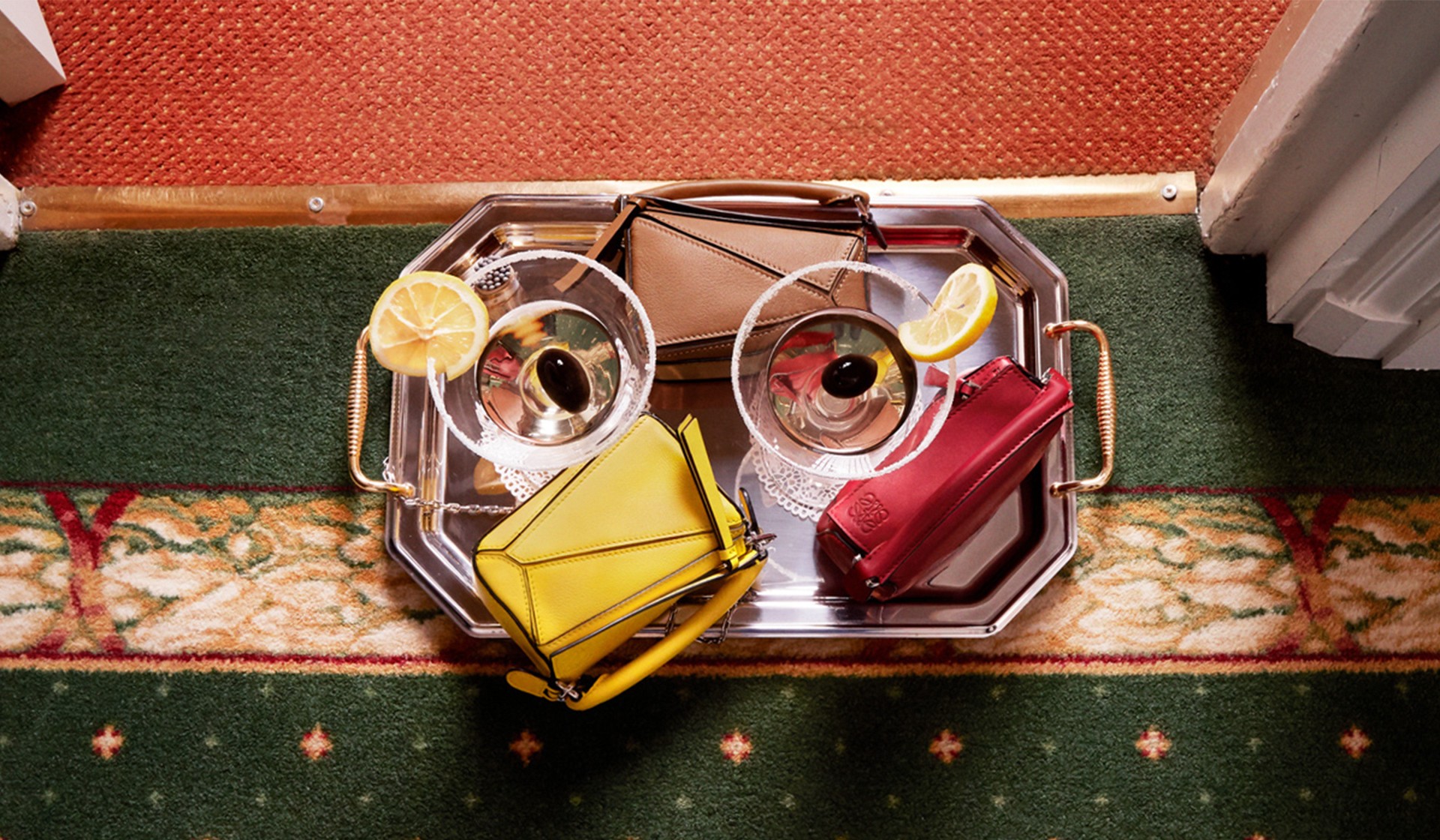 Calligraphy activation | Preview the nano Puzzle bag at Loewe