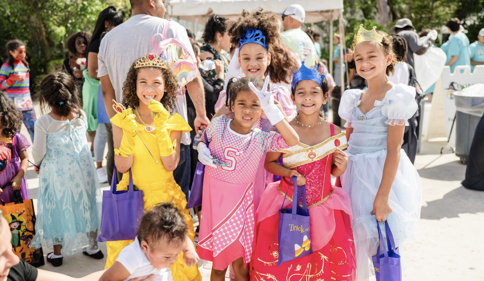Volunteer at LLF's Children's Halloween Party