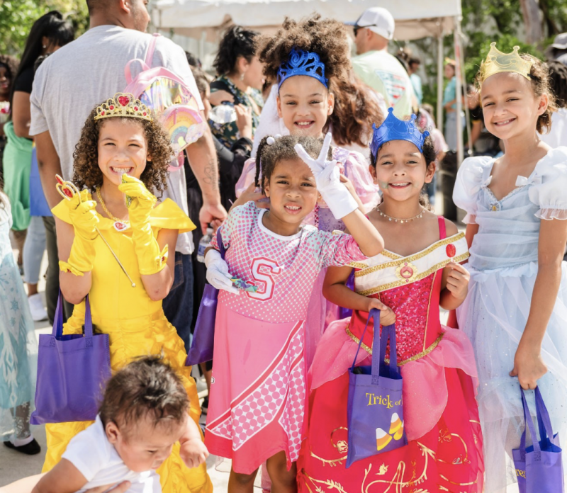 Volunteer at LLF's Children's Halloween Party