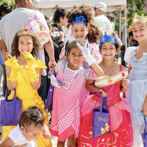 Volunteer at LLF's Children's Halloween Party
