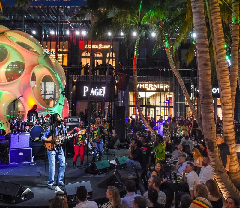 Julian Marley & The Uprising LIVE in the Miami Design District!