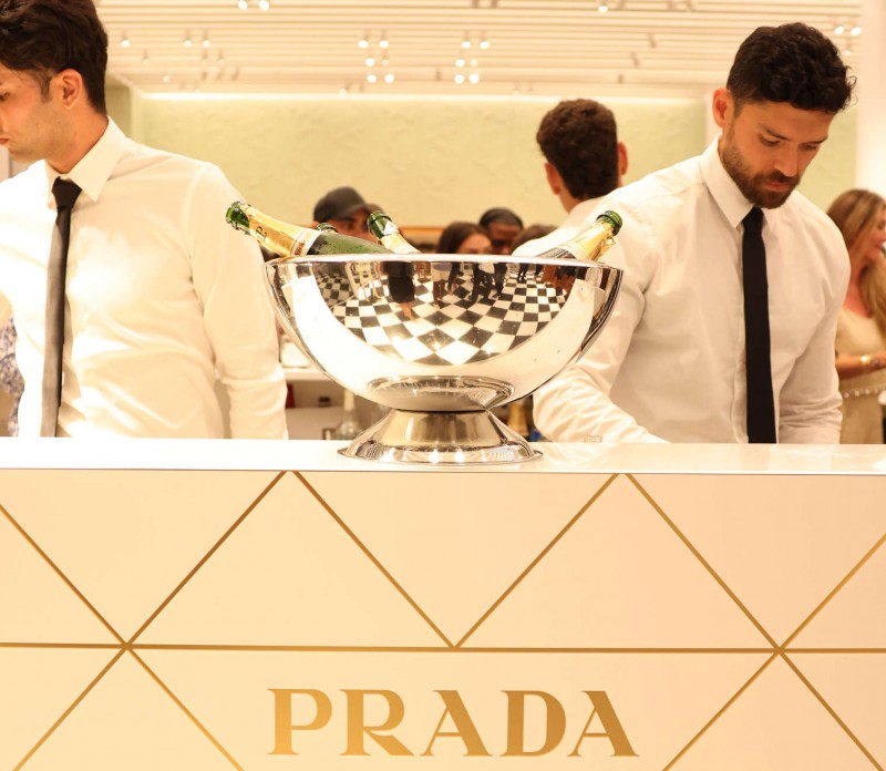 Prada In-Store Reception