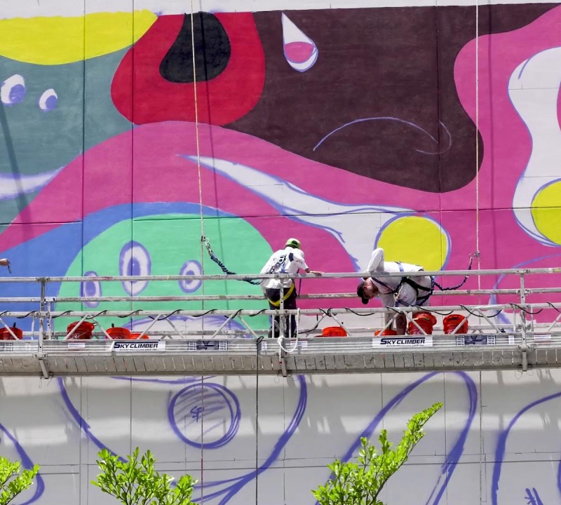 Dior Mens x Kenny Scharf Mural