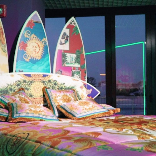 Versace's South Beach Stories in Collaboration With Sasha Bikoff