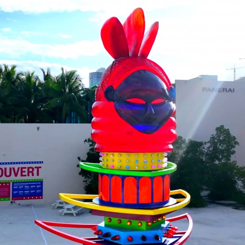 The installation of J’OUVERT by Zak Ové